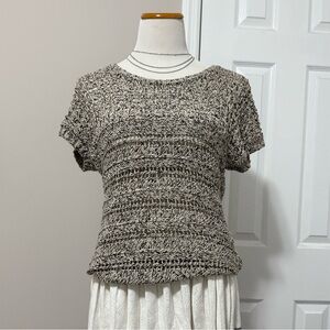 Vintage Metalic Knit Top